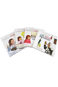 Touch and Feel - 4 Volumes Set - Shabbat, High Holidays, Chanukah & Passover