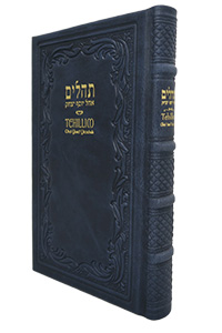 Tehillim with English Blue Leather 5� x 8�