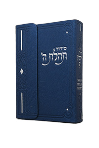 Siddur Annotated English Compact Magnet Leather-like Metallic-Blue