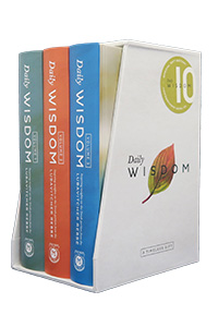 Daily Wisdom 3 volumes - Compact Edition - Slipcased Set