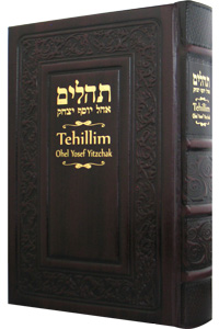 Tehillim with English Cherry Leather 5 x 8