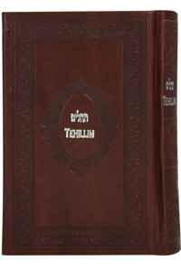 Tehillim with English Leather-like Brown Medium