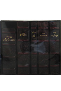 Kallah Set Leather Cherry Medium Size