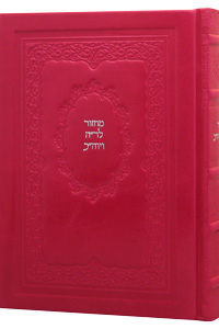 Machzor Large New Leather - Hot Pink 6 x 9