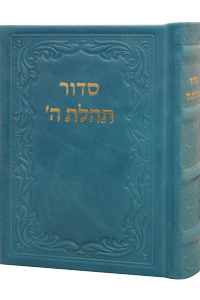 Siddur Medium New, Leather - Turquoise