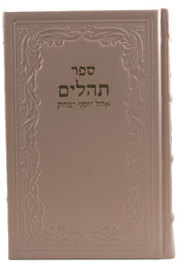 Tehillim Large Leather Creamy-Pink 6 x 9