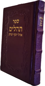 Tehillim Medium Leather Purple 5 x 7