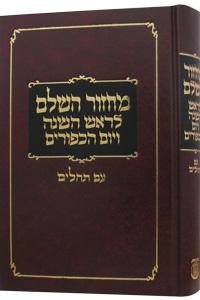 Machzor Hasholeim - Medium, Clear Print Edition