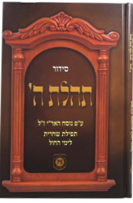 Siddur Numbered Wkdy Shacharis Chazan 8x11