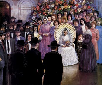 Wedding, by Zalman Kleiman 19x24